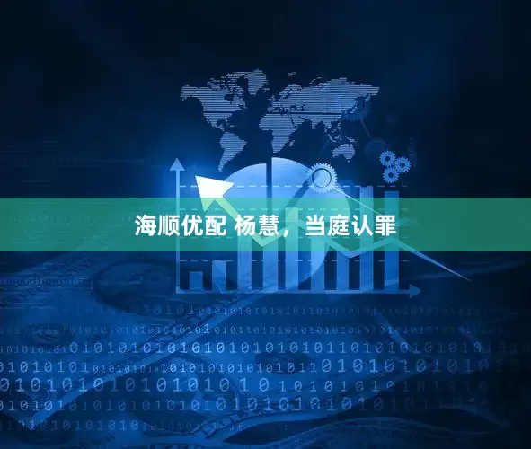海顺优配 杨慧，当庭认罪